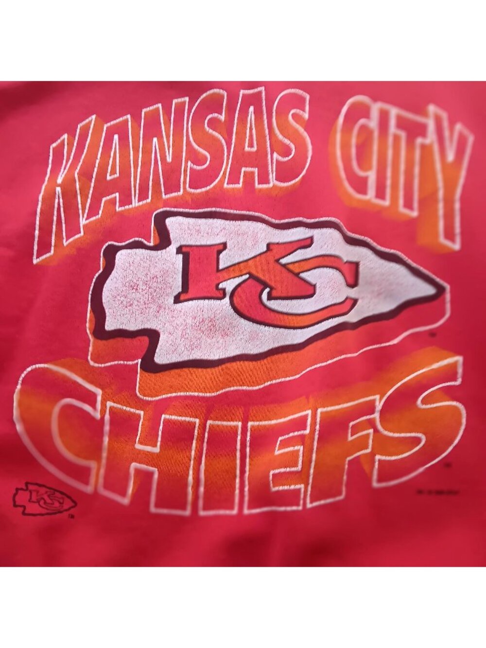 True Vintage Kansas City Chiefs Sweatshirt XL Artex Sportswear USA 90s Crewneck